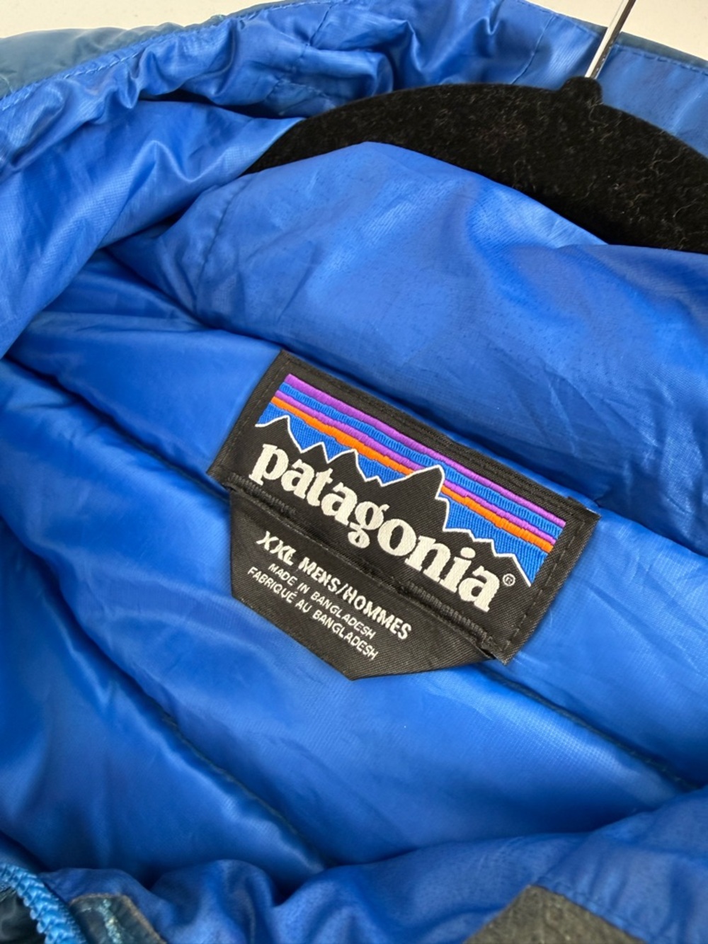 Patagonia Men's Down Sweater Hoody XXL - Blue - Picture 5 of 9